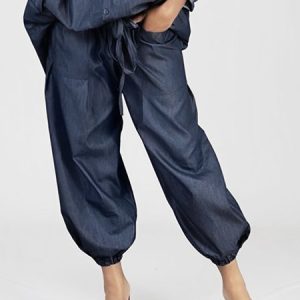 Blue Daily Plain Casual Regular Fit Jeans, Jeans, color:Blue|size:XXL, Stylewe