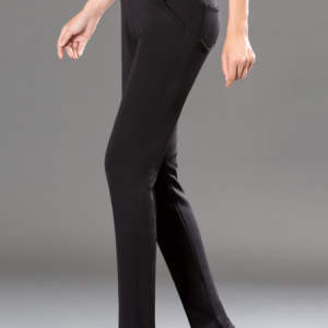 Casual Regular Fit Plain Pants, Pants, color:Black|size:XXL, JustFashionNow