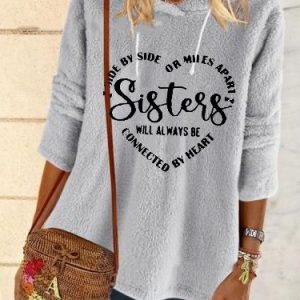 Casual Hoodie Text Letters Hoodie, Hoodies & Sweatshirts, color:Light Gray|size:XXL, Noracora