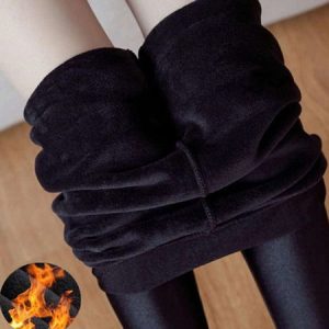 Casual Plain Long Legging, Leggings, color:Black|size:4XL, Noracora