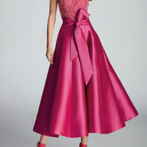 Floral Regular Fit Elegant Lace Wedding Guest Dress, Wedding Guest Dresses, color:Deep Pink|size:XXL, Stylewe