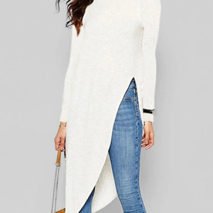 Plus Size Simple Regular Fit Shirt, Plus Tops, color:White|size:4X, Stylewe