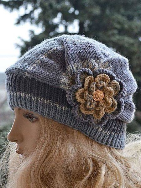 JFN Colorful Wool Cap, Women Hats, color:As Picture|size:One-size, JustFashionNow