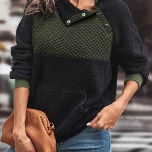 Asymmetrical Casual Sweatshirt, Sweatshirts & Hoodies, color:Black|size:XXL, JustFashionNow