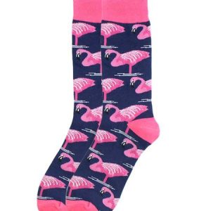 Flamingo Color Block Mid-calf Socks, Socks, color:Color5|size:One-size, JustFashionNow