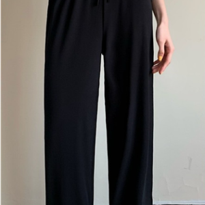 Casual Plain Natural Long Straight Pants, Joggers, color:Black|size:5XL, Noracora