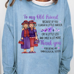 Simple Crew Neck Text Letters Sweatshirt, Blouses, color:Light Blue|size:3XL, catalog Noracora shop