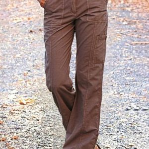 Loose Casual Plain Cargo Pants, Pants, color:Brown|size:XXL, JustFashionNow