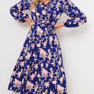 Casual Floral Dresses Boho Vacation Beach Women's Clothing, Dresses, color:flower|size:XL, JustFashionNow