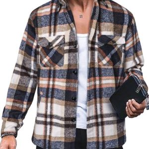 Shawl Collar Casual Jacket, Jackets, color:Blue|size:3XL, JustFashionNow