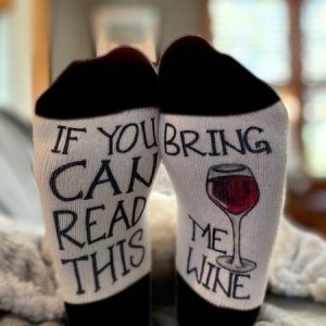 If You Can Read This Casual Fun Letter Print Cotton Socks, Socks, color:As Picture|size:One-size, JustFashionNow