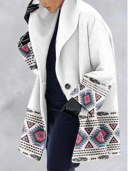Shawl Collar Casual Loose Other Coat, Coats, color:Gray|size:XXL, JustFashionNow