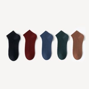 Women's Solid Color 5-color Socks Combination Set, Socks, color:Color2|size:One-size, JustFashionNow