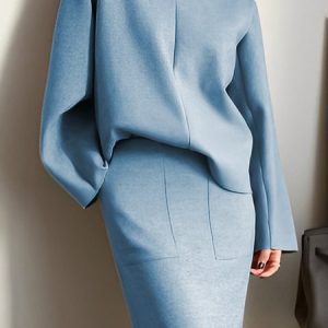Plain V Neck Elegant Loose Shirt, Blouses and Shirts, color:Blue|size:XXL, Stylewe
