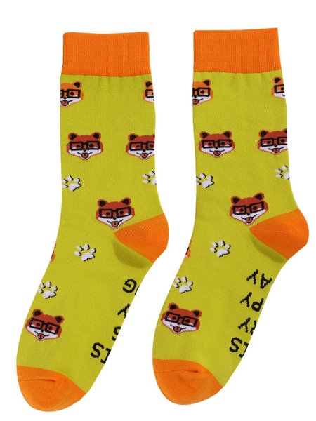 IF YOU CAN SEE THESE TOW CATS Socks, Socks, color:Yellow|size:One-size, JustFashionNow