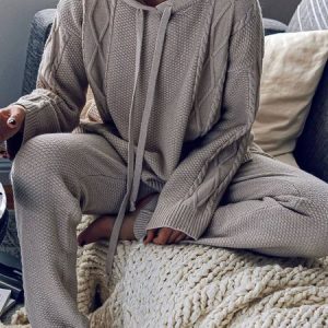 Gray Casual Long Sleeve Two Piece Set, Suits, Roselinlin - Online Catalog