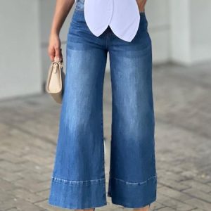Denim Regular Fit Urban Jeans, Jeans, color:Blue|size:XXL, Stylewe