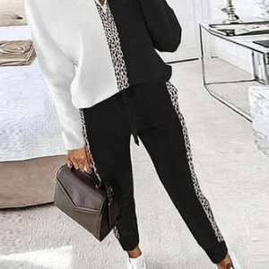 Loose Geometric Two-Piece Set, Suit Set, color:Multicolor|size:XXL, JustFashionNow