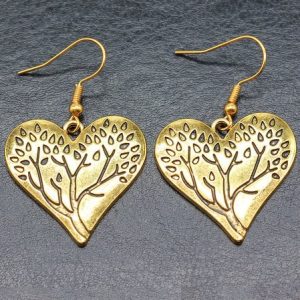 Tree Of Life Earrings, Earrings, color:Golden|size:One-size, JustFashionNow
