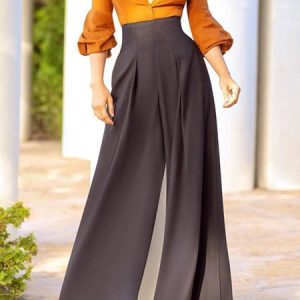 Loose Plain Urban Fashion Pants, Pants, color:Black|size:XXL, Stylewe
