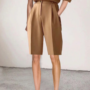 Loose Lightweight Urban Shorts Straight pants, Pants, color:Khaki|size:XXL, Stylewe