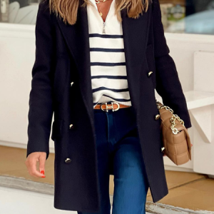 Casual Plain Regular Fit Shawl Collar Blazer, Blazers, color:Black|size:XXL, JustFashionNow