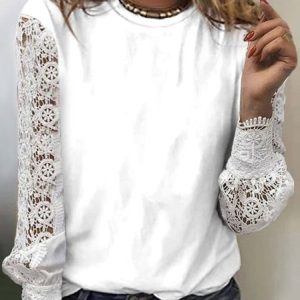 Crew Neck Casual Regular Fit Plain Top, Tops, color:White|size:XXL, JustFashionNow