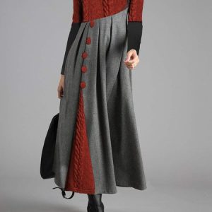Regular Fit Casual Dress, Dresses, color:Red|size:XXL, JustFashionNow