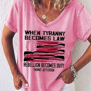 Women's Casual T-shirt, color:Pink|size:3XL, Lilicloth.com