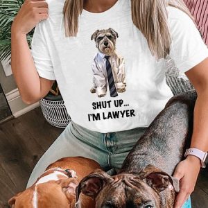 Lilicloth X Funnpaw Women's Shut Up I'm A Lawyer T-Shirt, color:White|size:L, Lilicloth.com