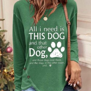 Jersey Crew Neck Casual Sentence T-Shirt, Shirts & Blouses, color:Green|size:XXL, JustFashionNow