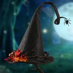 Halloween Unique Decorative Hat, Hats, color:One-size|size:Deep Gray, Noracora
