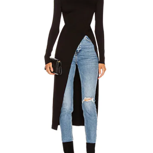 Fall Long Sleeve Simple Turtleneck Daily Simple Daily Top, Sweaters, color:Black|size:XXL, Stylewe