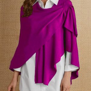 Crew Neck Asymmetrical 3/4 Sleeve Top (without blouse), Blouses and Shirts, color:Rose Red|size:XXL, Stylewe