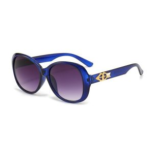 Resin Rimmed Sunglass, Glasses, color:Color5|size:One-size, Noracora