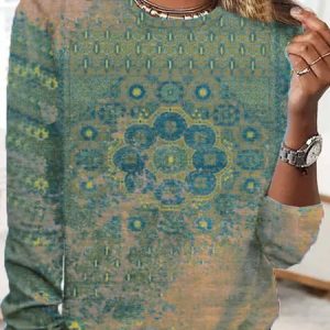 Jersey Casual Ethnic T-Shirt, T-Shirts, color:Green|size:3XL, JustFashionNow