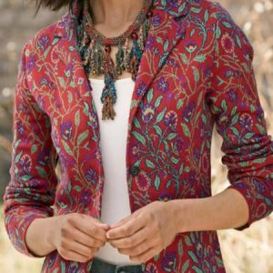 Woolen Shawl Collar Loose Blazer, Blazers, color:Red|size:XXL, JustFashionNow