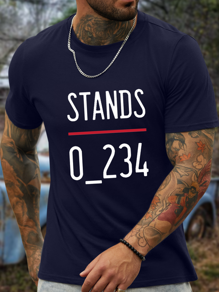 Men's No One Understands Casual Cotton T-Shirt, color:Dark Blue|size:3XL, Lilicloth.com
