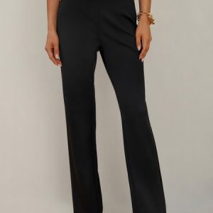 Casual Plain Commuting Fashion Pants, Pants, color:Camel|size:XXL, JustFashionNow