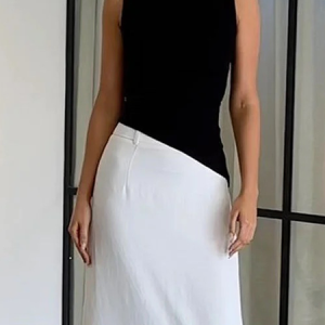Tight Lightweight Asymmetrical Sleeveless Urban Tank Top, Tanks and Camis, color:Black|size:XXL, Stylewe