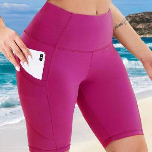 Plain Casual Bikini Bottom, swimwear>>Bikini Bottoms, color:Rose Red|size:4XL, JustFashionNow