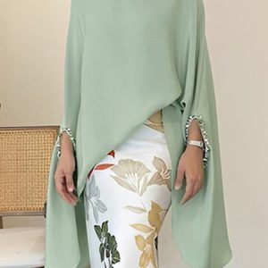 Elegant Long Sleeve Simple Plain Loose Shirt, Blouses and Shirts, color:As Picture|size:XS, Stylewe