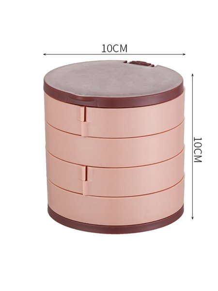 Rotating Multi-layer Jewelry Box, Home&Garden, color:Pink|size:One-size, JustFashionNow
