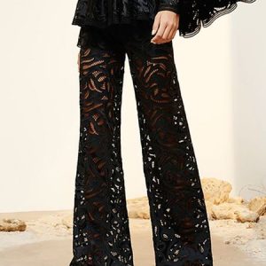 Regular Fit Plain Elegant Fashion Pants, Pants, color:Black|size:XXL, Stylewe
