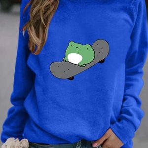 Casual Crew Neck Cartoon Sweatshirt, Hoodies & Sweatshirts, color:Color9|size:3XL, Noracora