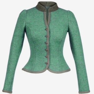 Long Sleeve Vintage Blazer, Coats, color:Green|size:XXL, JustFashionNow