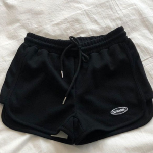 Plain Casual Shorts, Shorts, color:Black|size:3XL, Noracora