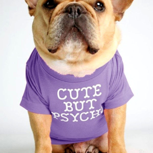 Lilicloth X Funnpaw Pet Text Letters Print T-shirt, color:Light Purple|size:XXL, Lilicloth.com