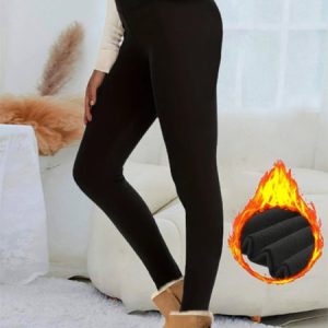 Casual Plain Natural Long Legging, Leggings, color:Black|size:XL, Noracora
