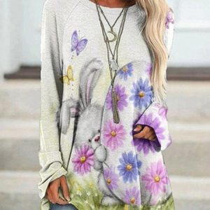 Loose Crew Neck Casual T-Shirt, T-Shirts, color:Color13|size:5XL, JustFashionNow